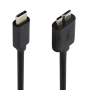 Câble USB-C vers Micro-B 35 cm Noir