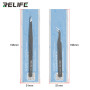 Antistatic Straight Tweezers - Black - RELIFE RL-ESD-11