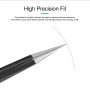 Antistatic Straight Tweezers - Black - RELIFE RL-ESD-11