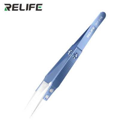 RELIFE RT-11E Titanium Alloy Ceramic Precision Straight Tweezers