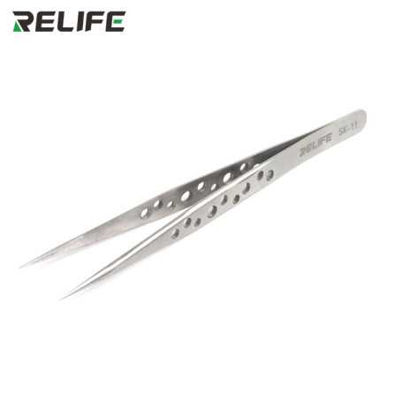 Straight Tweezers with Holes - RELIFE SK-11