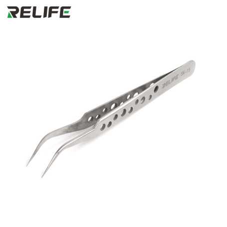 Curved Tweezers with Holes - RELIFE SK-15