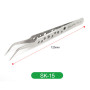 Curved Tweezers with Holes - RELIFE SK-15