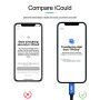 Integrated Lightning to Micro USB Data Transmission Cable - ISOFT IS-003B