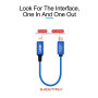 Integrated Lightning to Micro USB Data Transmission Cable - ISOFT IS-003B