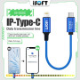 Integrated Lightning to Micro USB Data Transmission Cable - ISOFT IS-003B