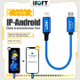 Integrated Lightning to Micro USB Data Transmission Cable - ISOFT IS-003B