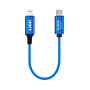 Integrated Lightning to Micro USB Data Transmission Cable - ISOFT IS-003B