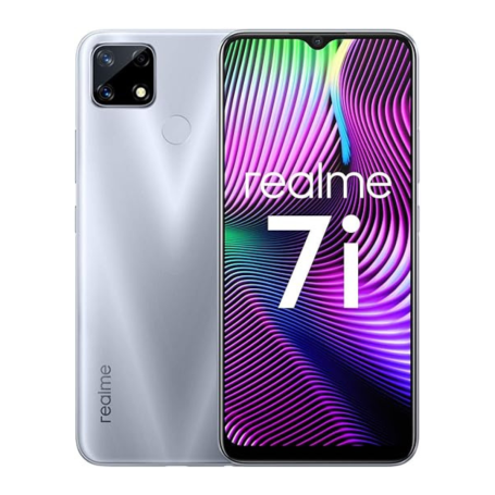 Realme 7i 64 Go Argent - Grade A Avec Boîte et Accessoires