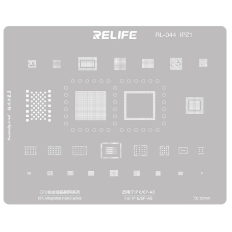 Steel CPU Stencil - iPhone IPZ1