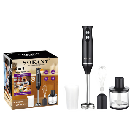 Sokany 4-in-1 hand blender