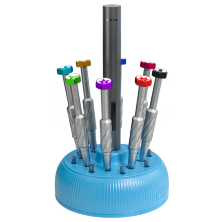 Rotary multifunctional screwdriver holder