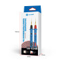 Cordons de test interchangeables pour multimètre en acier inoxydable plaqué or SUNSHINE SS-024B
