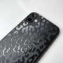 Autocollant pour Téléphone Portable en Verre Trempé avec Motif Imprimé Léopard pour iPhone