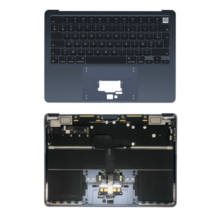 Châssis Complet Apple MacBook Air 13 ″ Minuit A3113 - Châssis + Batterie + Tactile + Clavier AZERTY - Grade AB