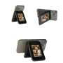 Magnetic Card Holder & Phone Stand with NFC-Powered E-Ink Display – Wireless Customizable Image Display