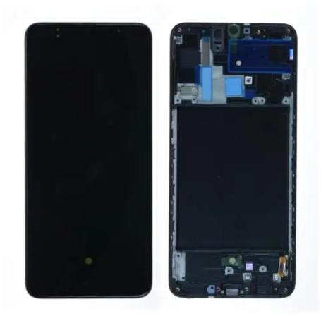 Samsung Galaxy A70 5G (A705F) Black Screen + Frame (Original Disassembled) - Grade A