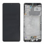 Screen Samsung Galaxy A42 5G Black + Frame (Original Disassembled) - Grade A