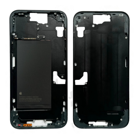 Back Cover Housing iPhone 15 Plus without Back Glass Black Battery (Original Dismantled) Grade B