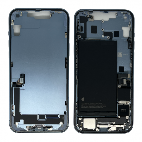 Châssis iPhone 14 Plus Bleu avec Batterie sans Vitre Arrière (Origine Demonté) Grade A