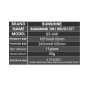 Pinceau 3 en 1 SUNSHINE SS-046
