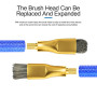 Brosse antistatique SUNSHINE SS-022/manche en métal