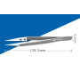Fil de saut SUNSHINE SC-11A/pincettes en céramique/blanc