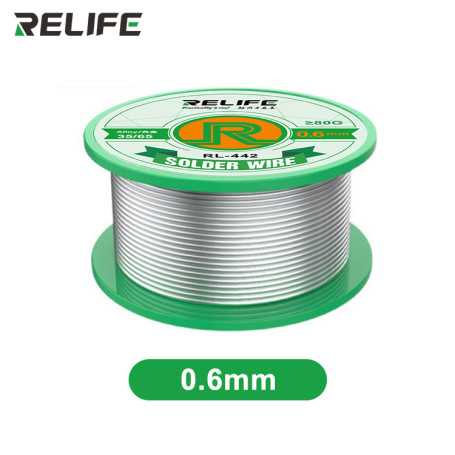 Fil à souder RELIFE RL-442 / 0,6 MM / 100 G