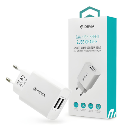 Kit Chargeur USB*2 12W - Devia Smart Series