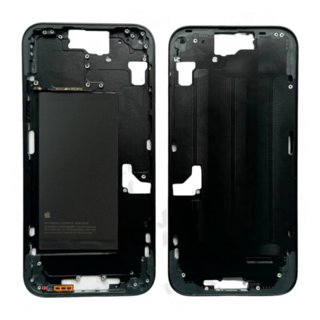 Back Cover Housing iPhone 15 Plus without Back Glass Black Battery (Original Dismantled) Grade A