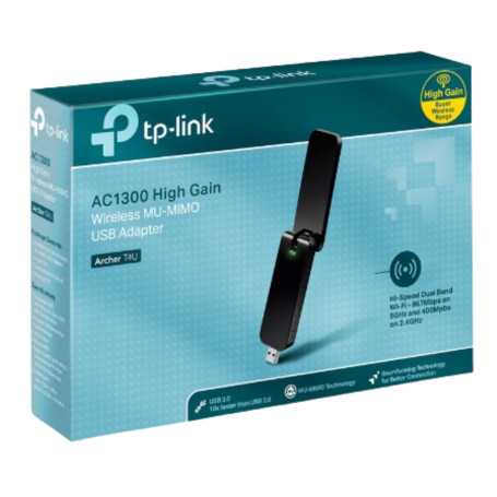 TP-LINK Adaptateur USB WiFi bi-bande AC1300 Archer T4U