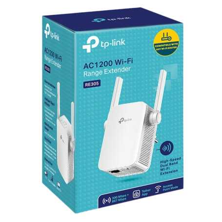 TP-LINK RE305 - AC1200 Mbps Dual-Band WiFi Signal Repeater