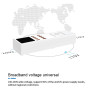 Chargeur induction avec USB 6 Ports affichage LED Sunshine SS-304D