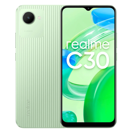 Realme C30 3+32 Go Vert - Grade A avec Boîte et Accessoires