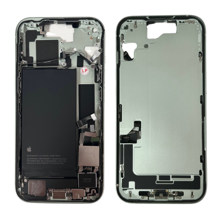 Back Cover Housing iPhone 15 with Battery Green eSIM US (Original Dismantled) - Grade A