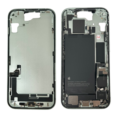 Chassis Complet iPhone 15 avec Batterie Vert (Origine Demonté) - Grade A