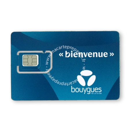 Bouygues Mobicarte Prepaid SIM Card €10 Credit Included