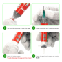 High Temperature Solder Paste in Syringe 10CC 227°C RELIFE RL-406S