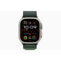 Apple Watch Ultra 2 Connected Watch GPS + Cellular 49mm Black Titanium Dark Green Alpine Loop - Large MX4T3 - New