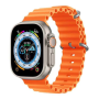 WUW J09 Silver Smartwatch and Multicolor Watch Strap