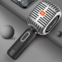 Microphone Bluetooth pour Karaoké JBL KMC600 - Argent