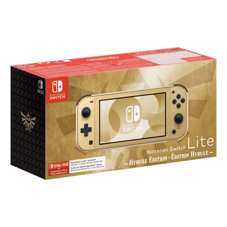 Nintendo Switch Lite Special Edition Hyrule + 12 Months NSO Console