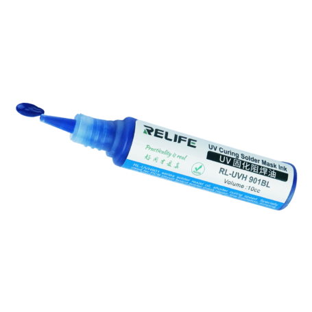 Encre de Masque de Soudure UV RELIFE RL-UVH 901BL - Bleu