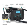 QUICK 8786D+ 2-in-1 Welding Station