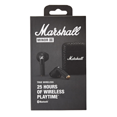 Ecouteurs Bluetooth Marshall Minor III - Noir