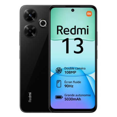 Xiaomi Redmi 13 256 Go Noir - EU - Neuf