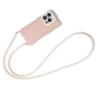 Phone Case Necklace with Long Cord - Pearl Strap 115 CM