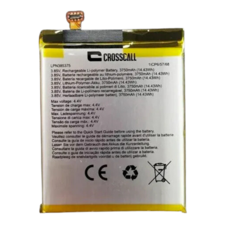 LPN385375 Battery for Crosscall Core 4+ (Origin Disassembled)