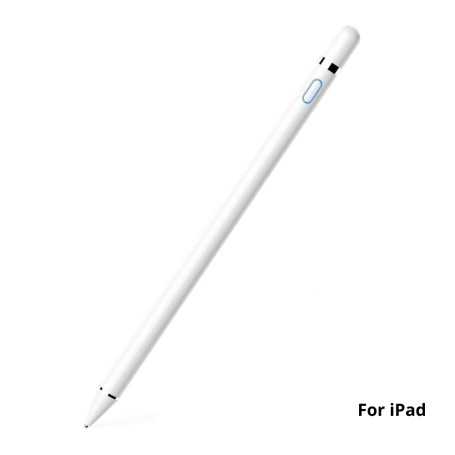 Stylet actif compatible avec Apple iPad - Blanc