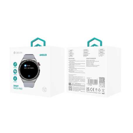 Montre Connectée Devia Smart Watch Pro1 - V2 - Argent